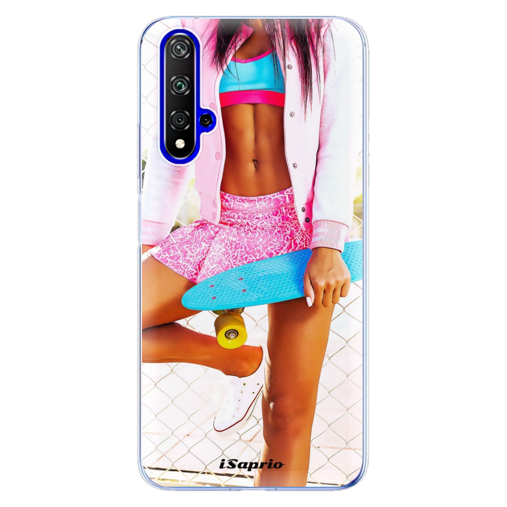 Odolné silikónové puzdro iSaprio - Skate girl 01 - Huawei Honor 20