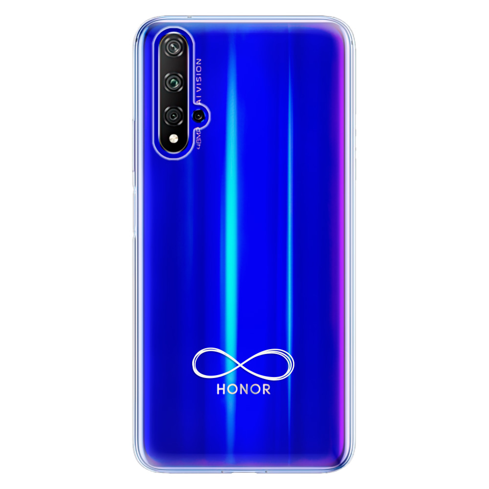 Odolné silikónové puzdro iSaprio - čiré - Infinity - Huawei Honor 20