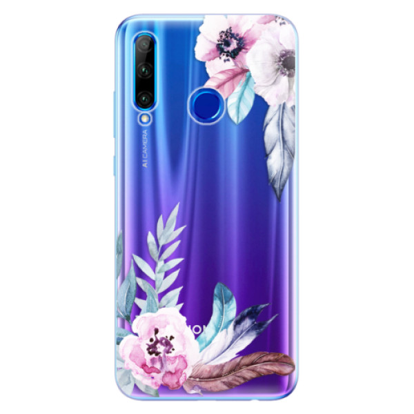 Odolné silikónové puzdro iSaprio - Flower Pattern 04 - Huawei Honor 20 Lite