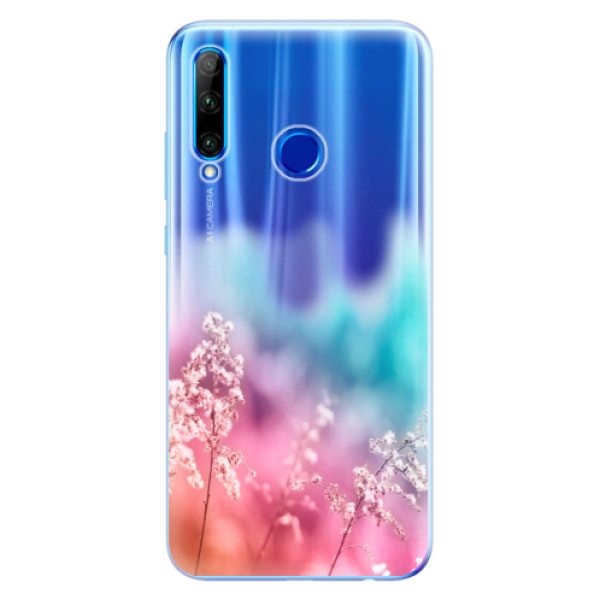 Odolné silikónové puzdro iSaprio - Rainbow Grass - Huawei Honor 20 Lite