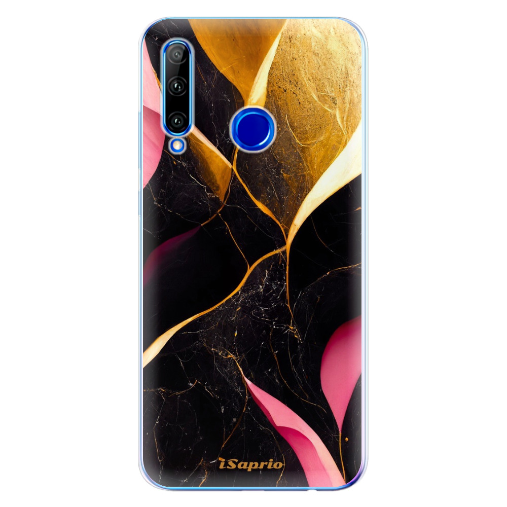 Odolné silikónové puzdro iSaprio - Gold Pink Marble - Huawei Honor 20 Lite