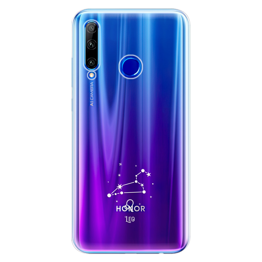 Odolné silikónové puzdro iSaprio - čiré - Lev - Huawei Honor 20 Lite