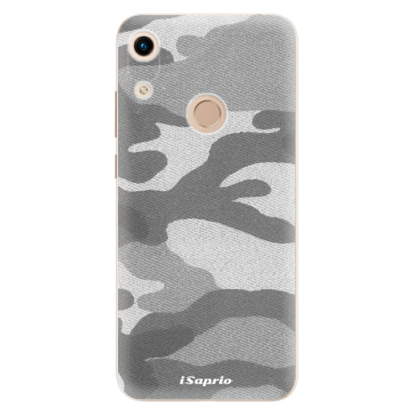 Odolné silikónové puzdro iSaprio - Gray Camuflage 02 - Huawei Honor 8A