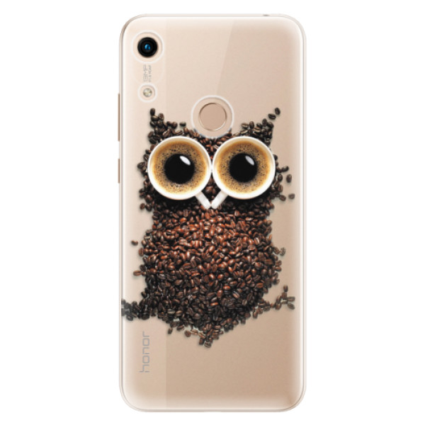 Odolné silikónové puzdro iSaprio - Owl And Coffee - Huawei Honor 8A