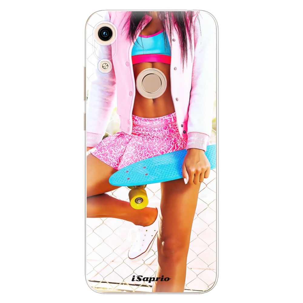 Odolné silikónové puzdro iSaprio - Skate girl 01 - Huawei Honor 8A