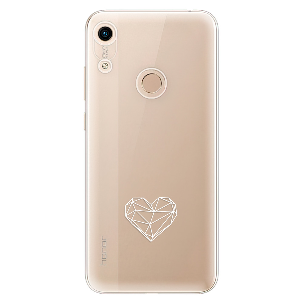 Odolné silikónové puzdro iSaprio - čiré - Digital Love - Huawei Honor 8A