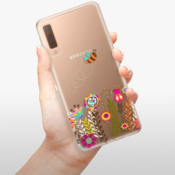 Odolné silikónové puzdro iSaprio - Bee 01 - Samsung Galaxy A7 (2018)