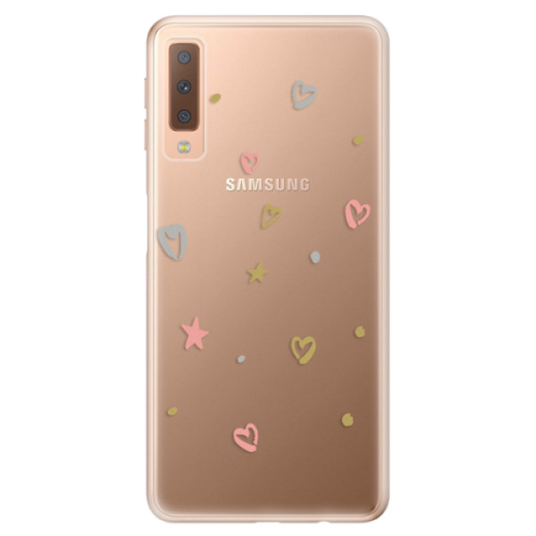 Odolné silikónové puzdro iSaprio - Lovely Pattern - Samsung Galaxy A7 (2018)