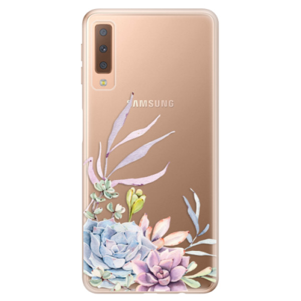 Odolné silikónové puzdro iSaprio - Succulent 01 - Samsung Galaxy A7 (2018)