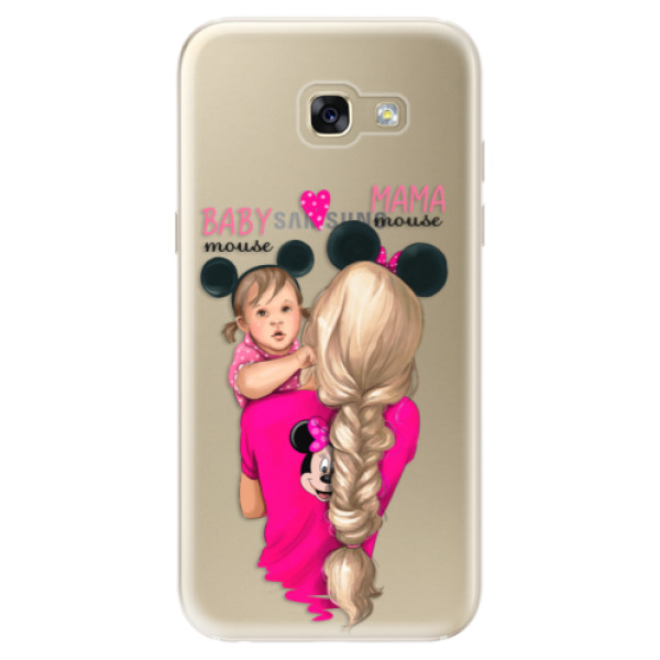 Odolné silikónové puzdro iSaprio - Mama Mouse Blond and Girl - Samsung Galaxy A5 2017