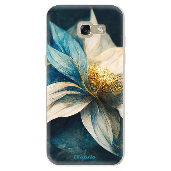 Odolné silikónové puzdro iSaprio - Blue Petals - Samsung Galaxy A5 2017