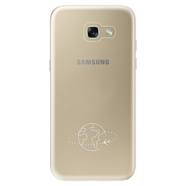 Odolné silikónové puzdro iSaprio - čiré - Travel - Samsung Galaxy A5 2017