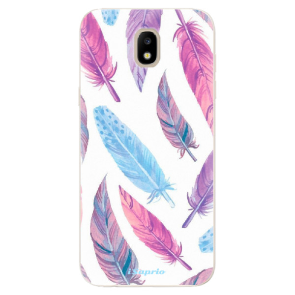 Odolné silikónové puzdro iSaprio - Feather Pattern 10 - Samsung Galaxy J5 2017