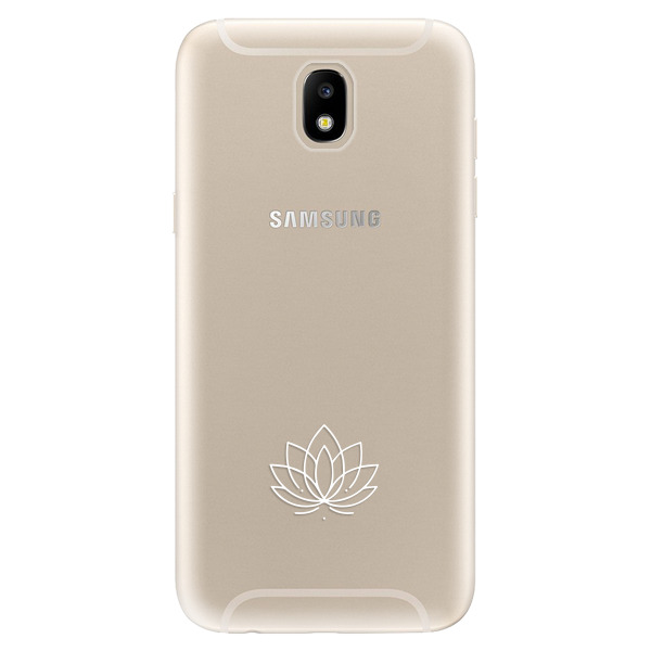 Odolné silikónové puzdro iSaprio - čiré - Lotos - Samsung Galaxy J5 2017