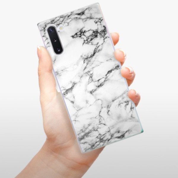 Odolné silikónové puzdro iSaprio - White Marble 01 - Samsung Galaxy Note 10