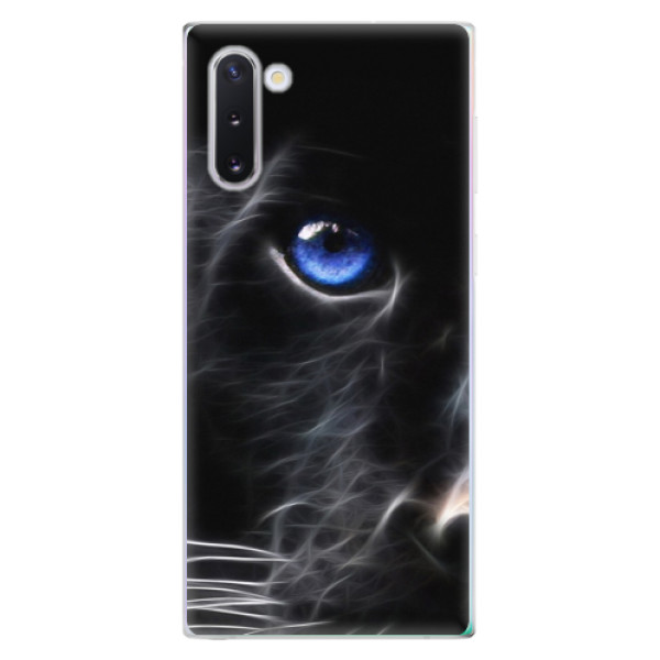 Odolné silikónové puzdro iSaprio - Black Puma - Samsung Galaxy Note 10