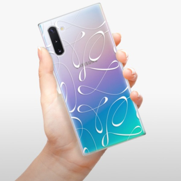 Odolné silikónové puzdro iSaprio - Fancy - white - Samsung Galaxy Note 10