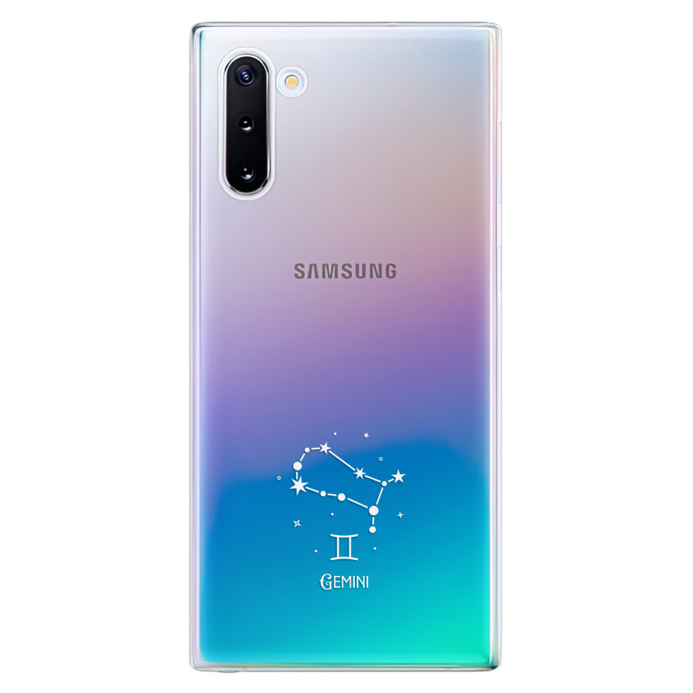 Odolné silikónové puzdro iSaprio - čiré - Blíženci - Samsung Galaxy Note 10