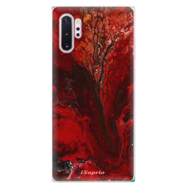 Odolné silikónové puzdro iSaprio - RedMarble 17 - Samsung Galaxy Note 10+