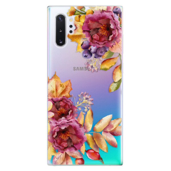 Odolné silikónové puzdro iSaprio - Fall Flowers - Samsung Galaxy Note 10+