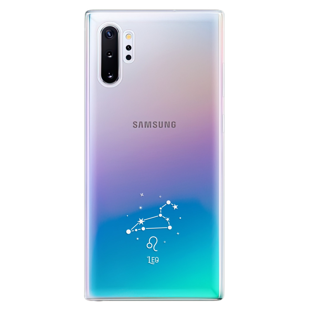 Odolné silikónové puzdro iSaprio - čiré - Lev - Samsung Galaxy Note 10+