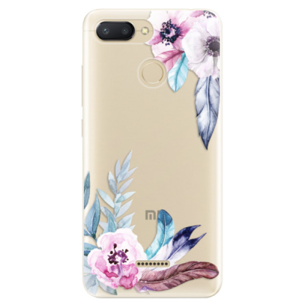 Odolné silikónové puzdro iSaprio - Flower Pattern 04 - Xiaomi Redmi 6