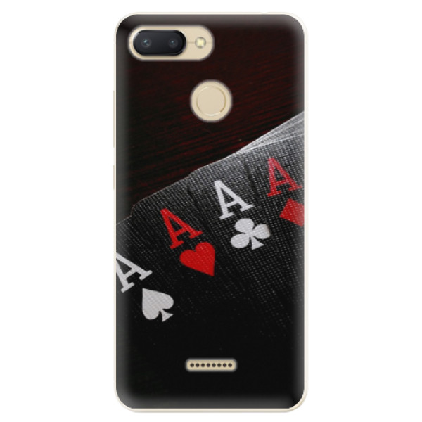 Odolné silikónové puzdro iSaprio - Poker - Xiaomi Redmi 6