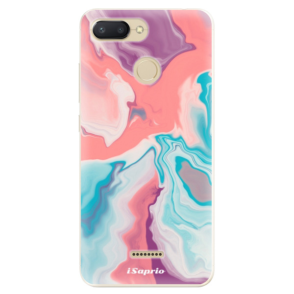 Odolné silikónové puzdro iSaprio - New Liquid - Xiaomi Redmi 6