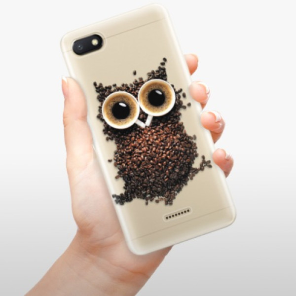 Odolné silikónové puzdro iSaprio - Owl And Coffee - Xiaomi Redmi 6A