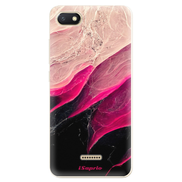 Odolné silikónové puzdro iSaprio - Black and Pink - Xiaomi Redmi 6A