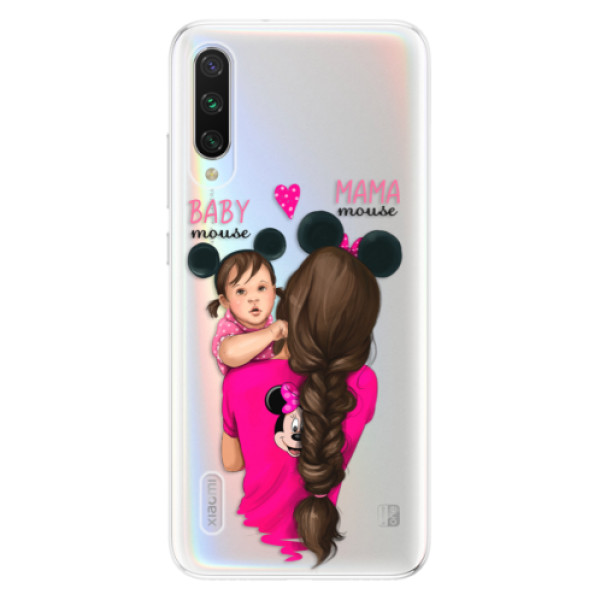 Odolné silikónové puzdro iSaprio - Mama Mouse Brunette and Girl - Xiaomi Mi A3