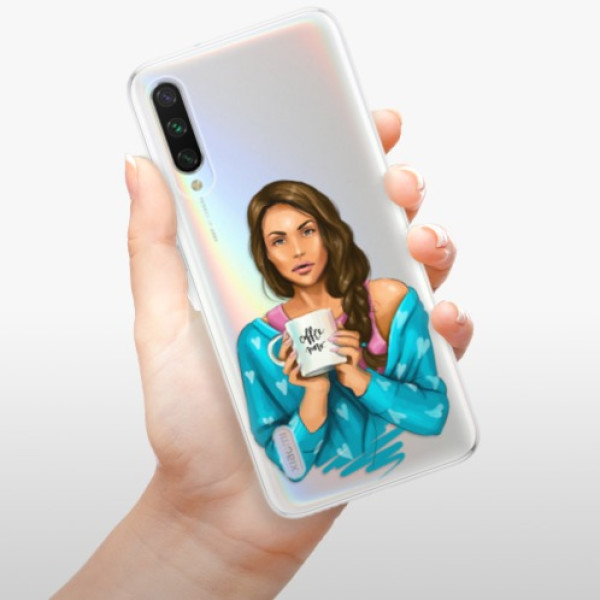 Odolné silikónové puzdro iSaprio - Coffe Now - Brunette - Xiaomi Mi A3