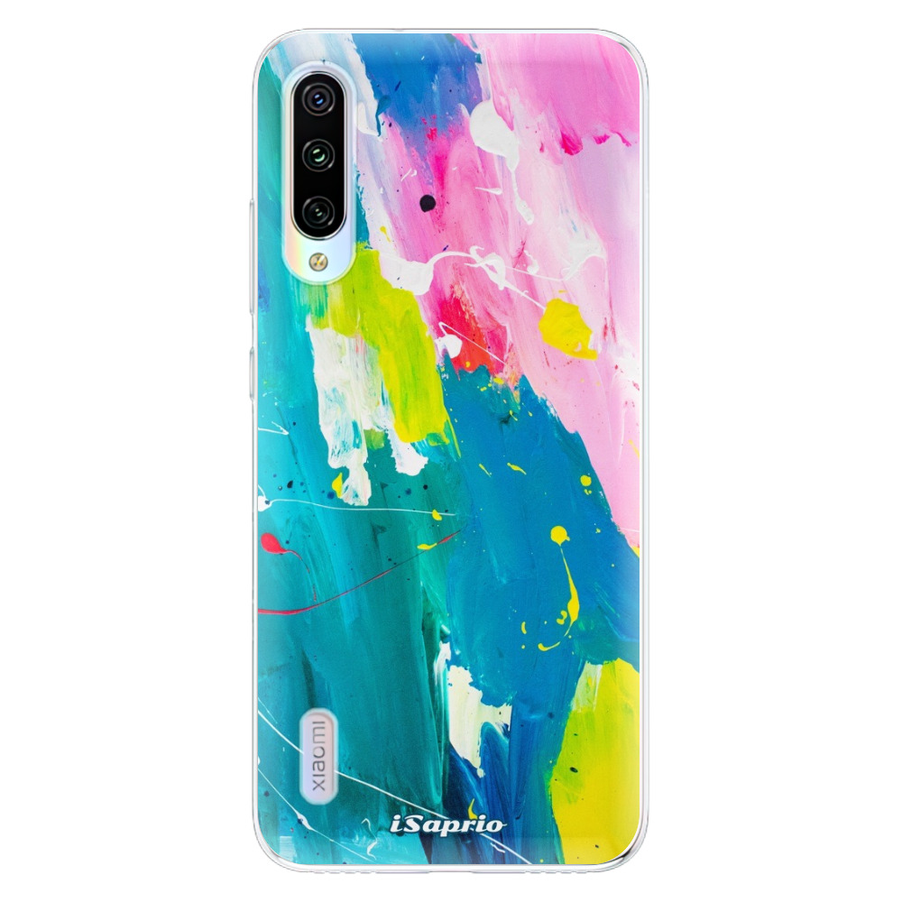 Odolné silikónové puzdro iSaprio - Abstract Paint 04 - Xiaomi Mi A3