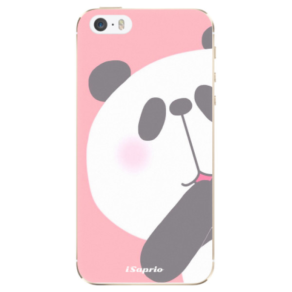 Odolné silikónové puzdro iSaprio - Panda 01 - iPhone 5/5S/SE