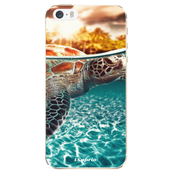 Odolné silikónové puzdro iSaprio - Turtle 01 - iPhone 5/5S/SE