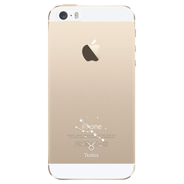 Odolné silikónové puzdro iSaprio - čiré - Býk - iPhone 5/5S/SE