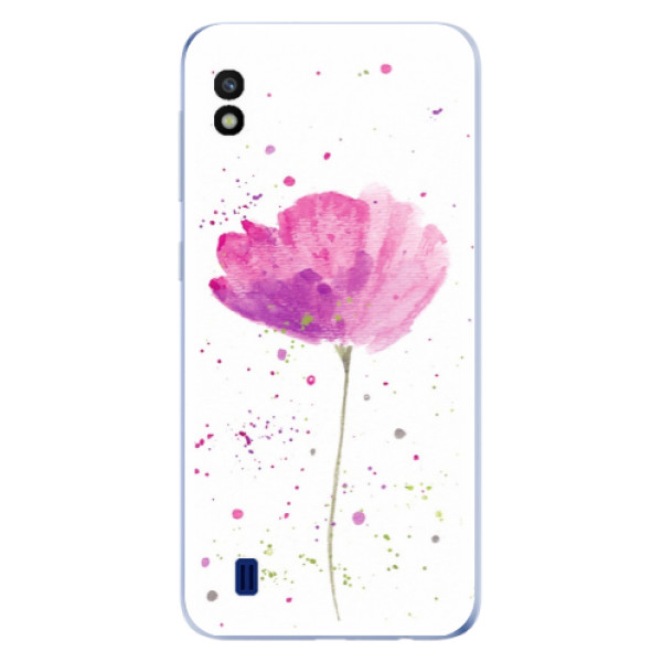 Odolné silikónové puzdro iSaprio - Poppies - Samsung Galaxy A10
