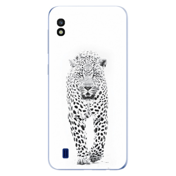 Odolné silikónové puzdro iSaprio - White Jaguar - Samsung Galaxy A10
