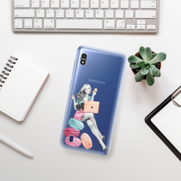 Odolné silikónové puzdro iSaprio - Girl Boss - Samsung Galaxy A10