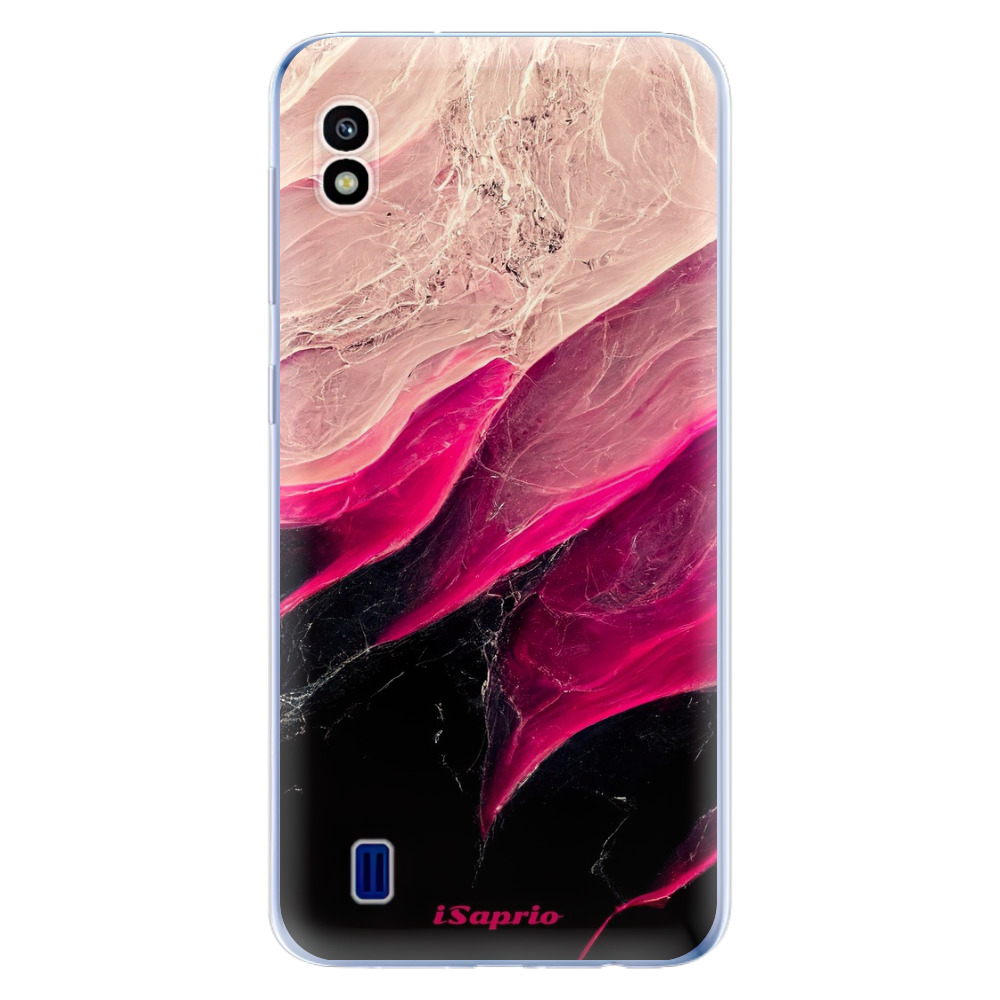 Odolné silikónové puzdro iSaprio - Black and Pink - Samsung Galaxy A10