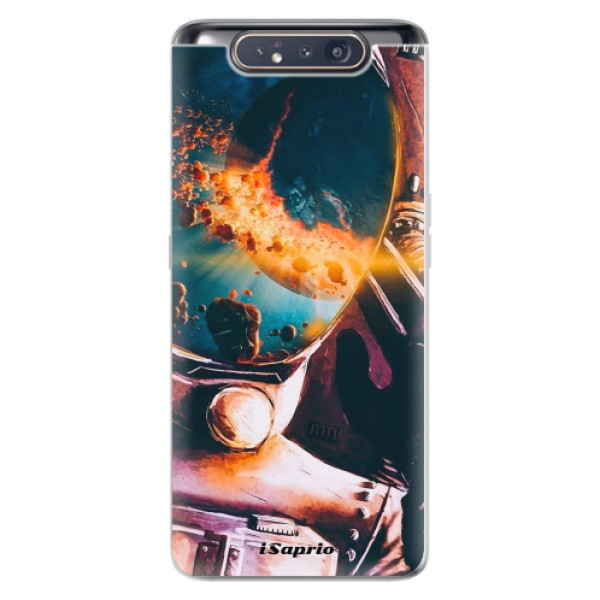 Odolné silikónové puzdro iSaprio - Astronaut 01 - Samsung Galaxy A80