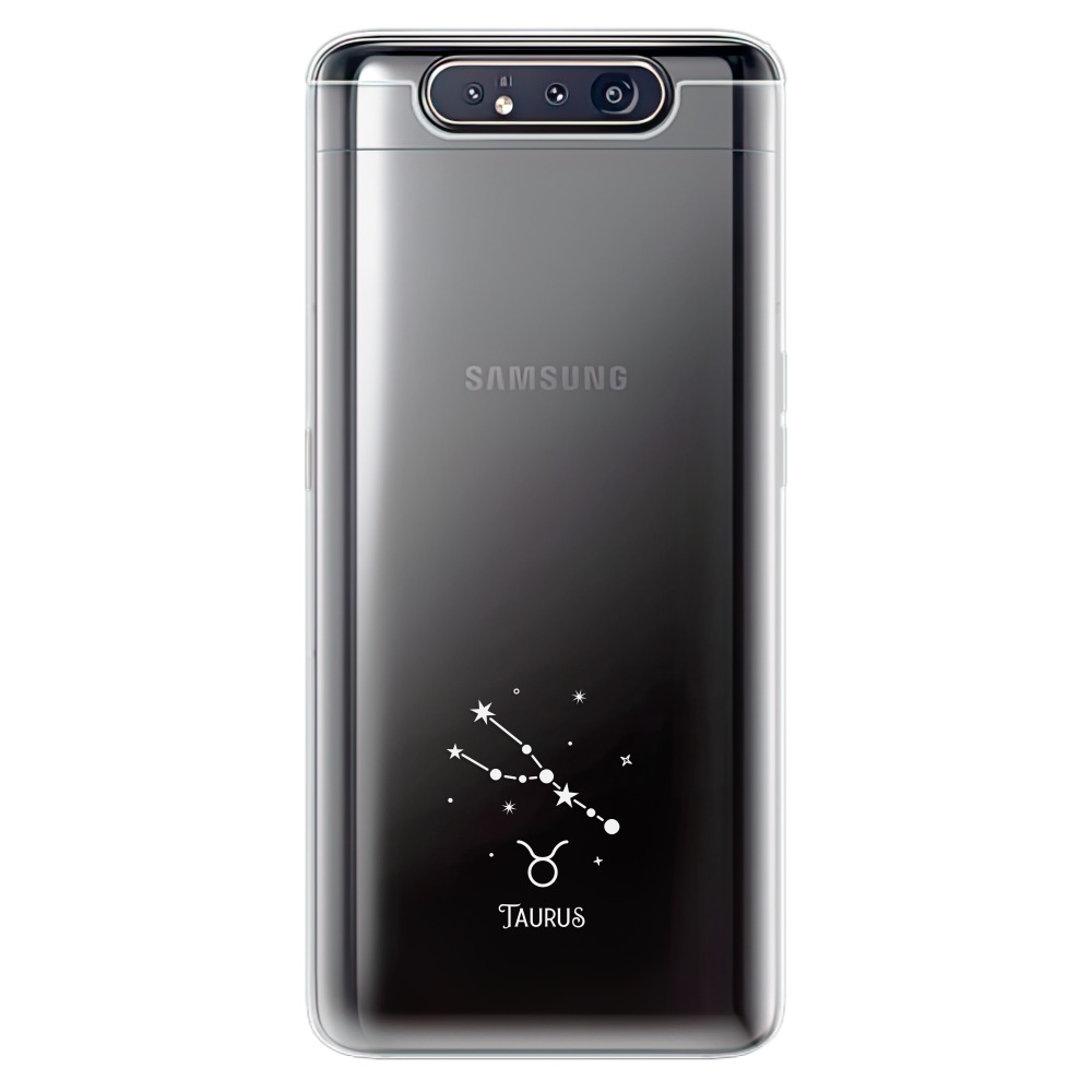 Odolné silikónové puzdro iSaprio - čiré - Býk - Samsung Galaxy A80