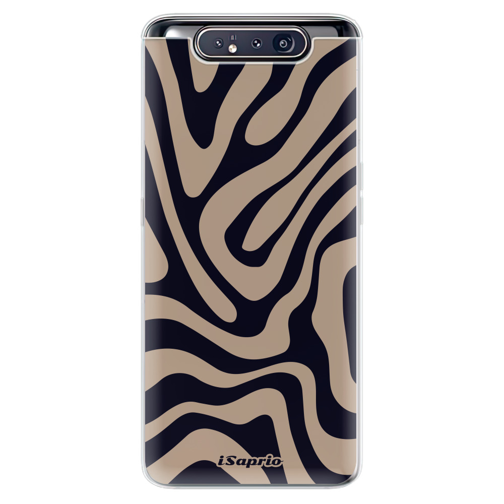 Odolné silikónové puzdro iSaprio - Zebra Black - Samsung Galaxy A80