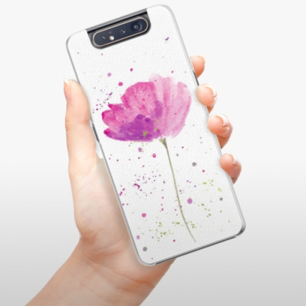 Plastové puzdro iSaprio - Poppies - Samsung Galaxy A80
