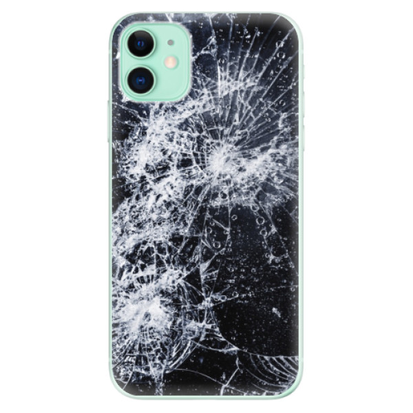 Odolné silikónové puzdro iSaprio - Cracked - iPhone 11