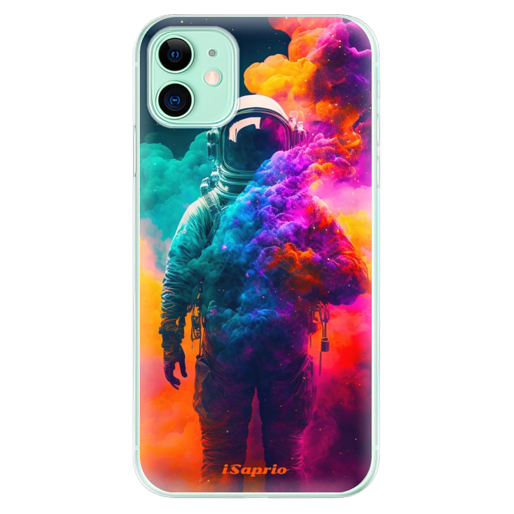 Odolné silikónové puzdro iSaprio - Astronaut in Colors - iPhone 11