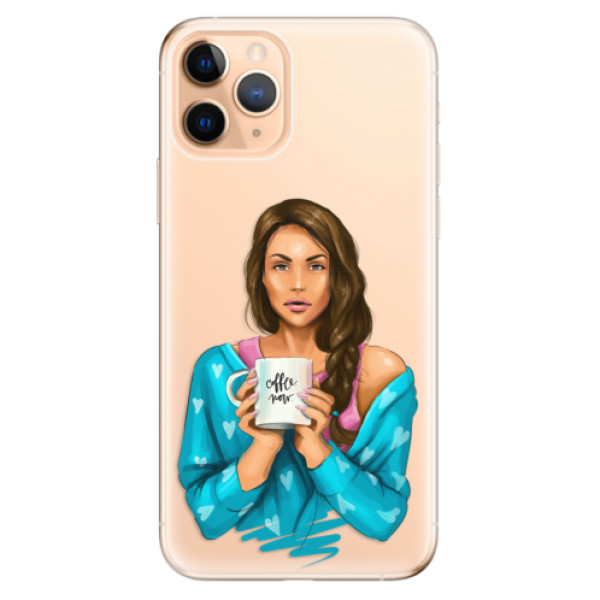 Odolné silikónové puzdro iSaprio - Coffe Now - Brunette - iPhone 11 Pro