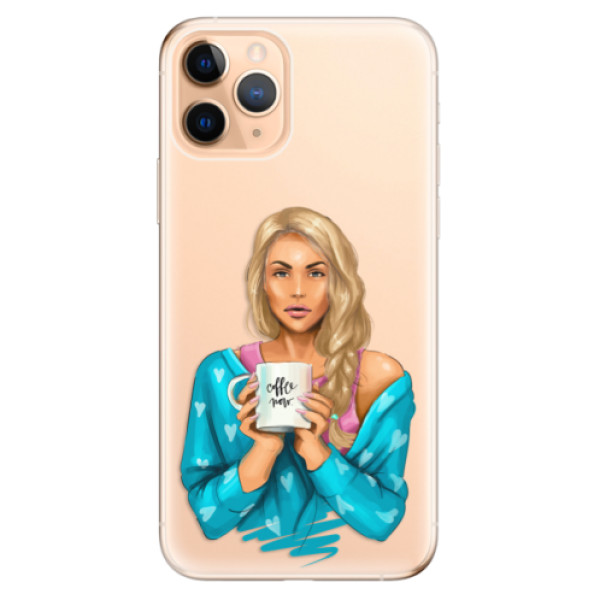 Odolné silikónové puzdro iSaprio - Coffe Now - Blond - iPhone 11 Pro