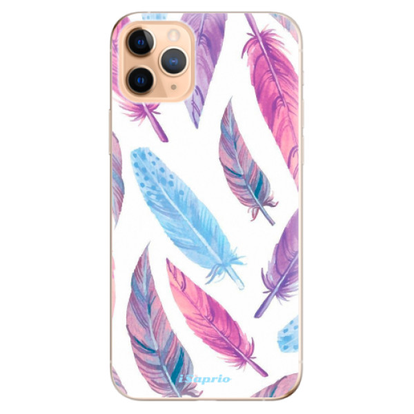 Odolné silikónové puzdro iSaprio - Feather Pattern 10 - iPhone 11 Pro Max