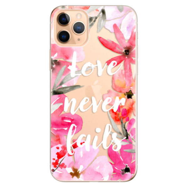 Odolné silikónové puzdro iSaprio - Love Never Fails - iPhone 11 Pro Max